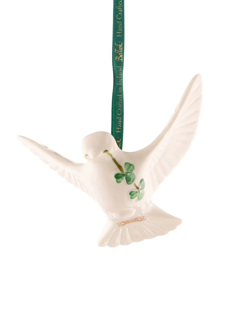 Belleek Dove Hanging Ornament